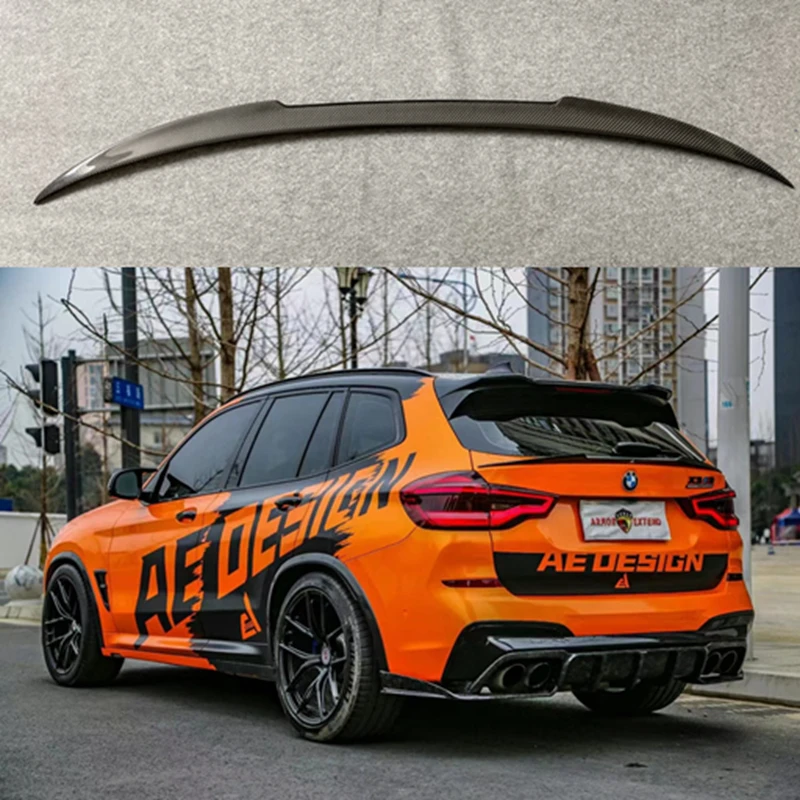 for BMW X3 G01 high-quality carbon fiber and FRP black color rear spoiler tail wing trunk cover car styling