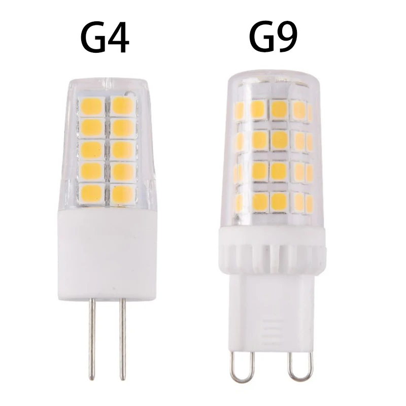 LED Lighting Source G4 G9 5W Warm White Ceramic 110-240V Three Color Variable Light Source
