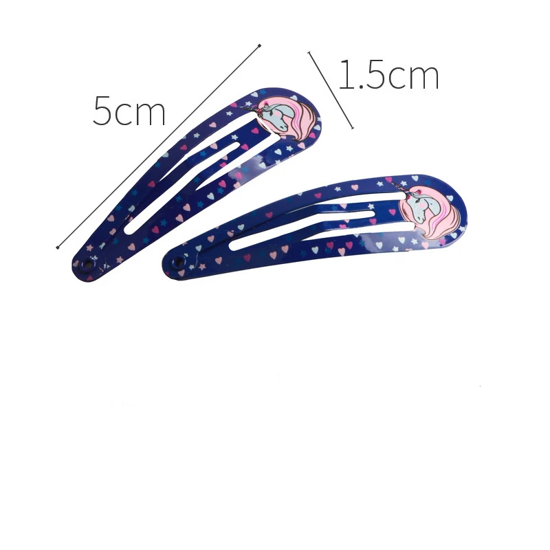 20 Stück/Set Haaraccessoires Bonbonfarben Tropfenförmige Haarspangen Prinzessinnen-Haarklammern Koreanische Haarclips Cartoon-Kopfschmuck Haarnadeln für Mädchen – Detail 5