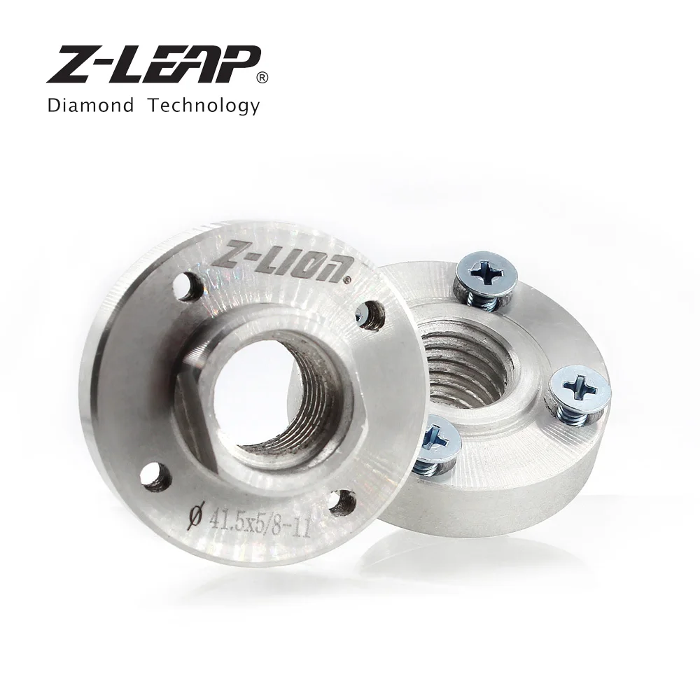 Z-LEAP 2 Pcs Angle Grinder Accessories Saw Blade Adapter Support Fixed Thread 5/8-11 or M14 Aluminum Rigid Flange 22.23mm