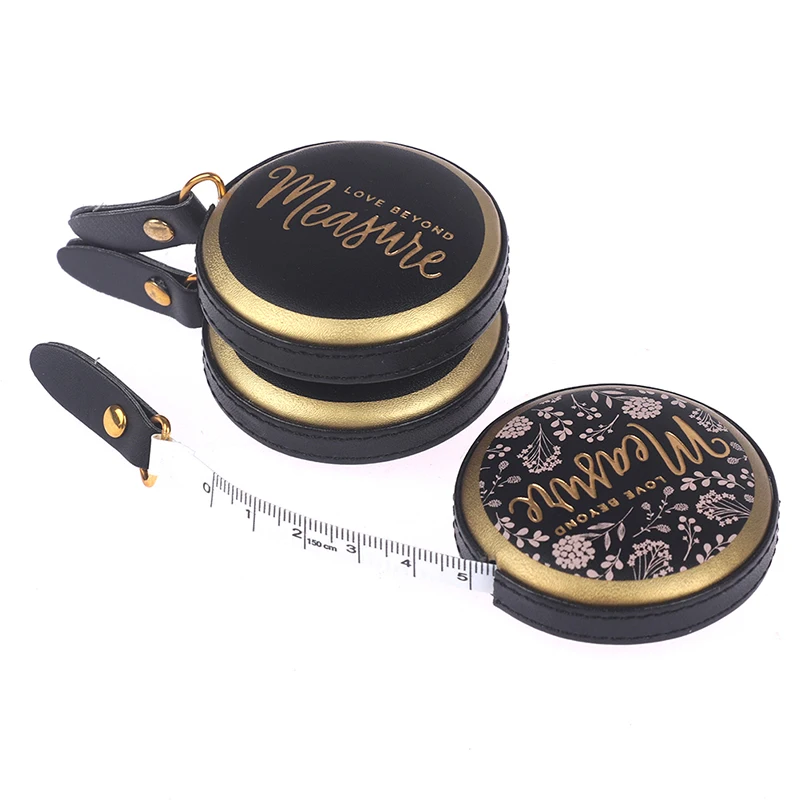 1.5m Portable Retractable Vintage Style Mini Tape Nostalgia Measure Ruler Retro Sewing Centimeter Inch Roll Tape