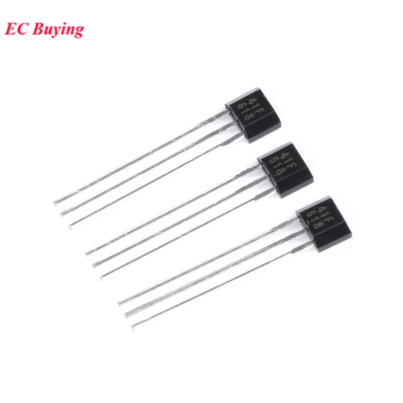 100 uds/5 uds 41F/ 0H41 / SH41 / SS41F/ S41 Sensor de elemento Hall Bipolar Motor de vehículo Sensor de pasillo de Motor de coche eléctrico