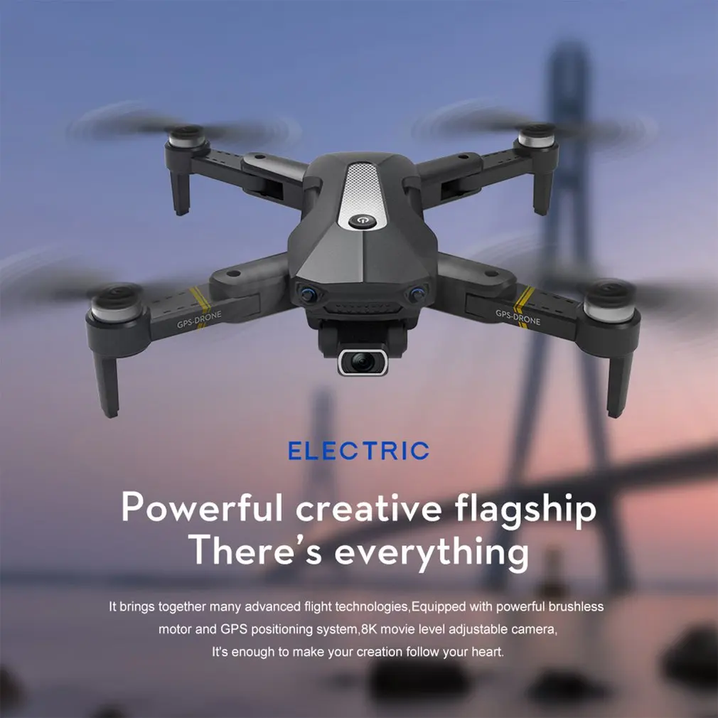 K80 PRO GPS Drone 4k/8K Camera Professional Aerial Photography Brushless Motor Foldable RC Quadcopter Toy 2200mAh Battery