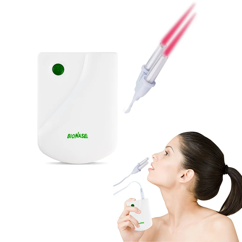 Pulsed Laser Nose Massager Hay Fever Bionase Nose Rhinitis Sinusitis Cure Infrared Therapy Nasal Health Care Machine Instrument