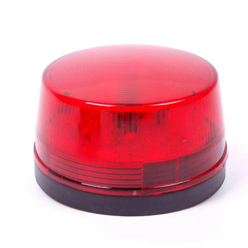 Security Alarm DC12V Light Strobe Signal Safety Warning Red Flashing LED Light For Walkway Garden Hallway Building