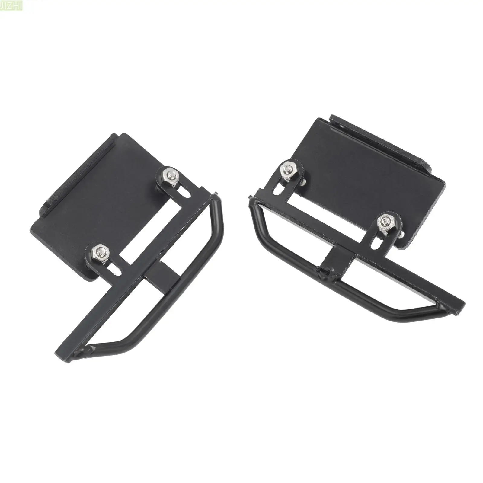 1Pair Black Durable 1/24 Metal RC Car Side Pedal Rock Sliders Replacement Parts For Axial SCX24 90081