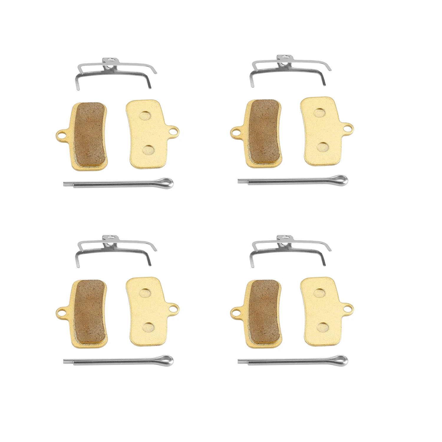 

4 Pair Full Metal Disc Brake Pads for SHIMANO ZEE M640 SHIMANO SAINT M810 M820 Brake Lining Shoe Mountain Bicycle Riding Parts