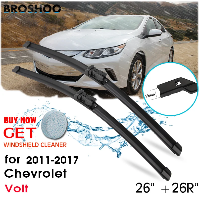 

Car Wiper Blade Front Window Windscreen Windshield Wipers Blades Auto Accaessories For Chevrolet Volt 26"+26R" 2011-2017