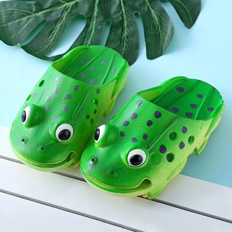 New Arrival Funny Slipper Women\'s Creative Cartoon Shoes Open Toe Cute Frog Indoors and Outdoors Summer Animals Casual Sandals