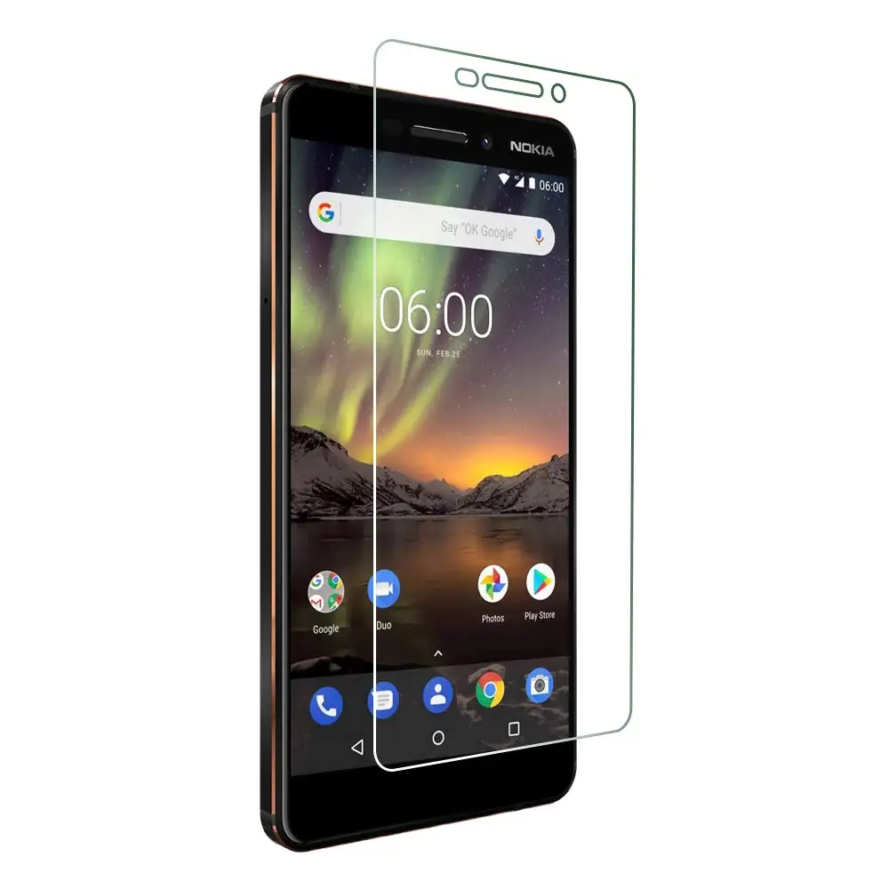 Tempered Glass For Nokia 6.1 Screen Protector 9H Toughened Glass Phone For Nokia 6.1 Protective Film