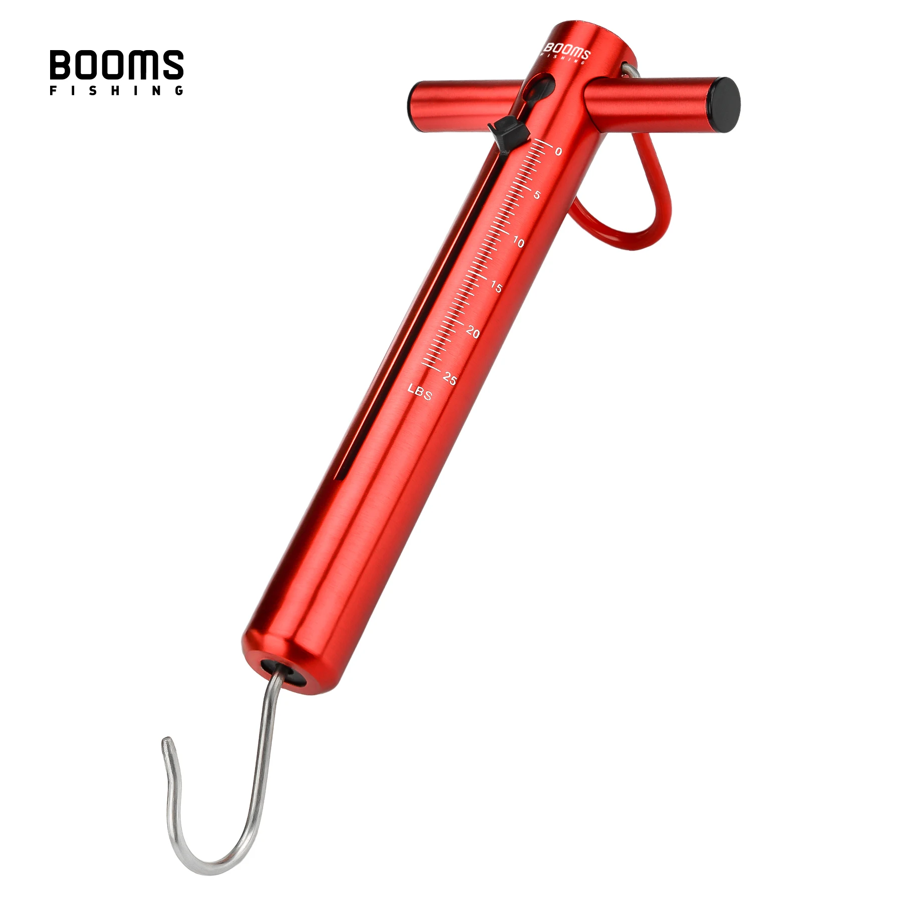 Booms Fishing TS1 Fish Scale Spring for Fishing Weighting 11kg to 26 kg Portable Hanging Hook Scales Weight Tool Accessories