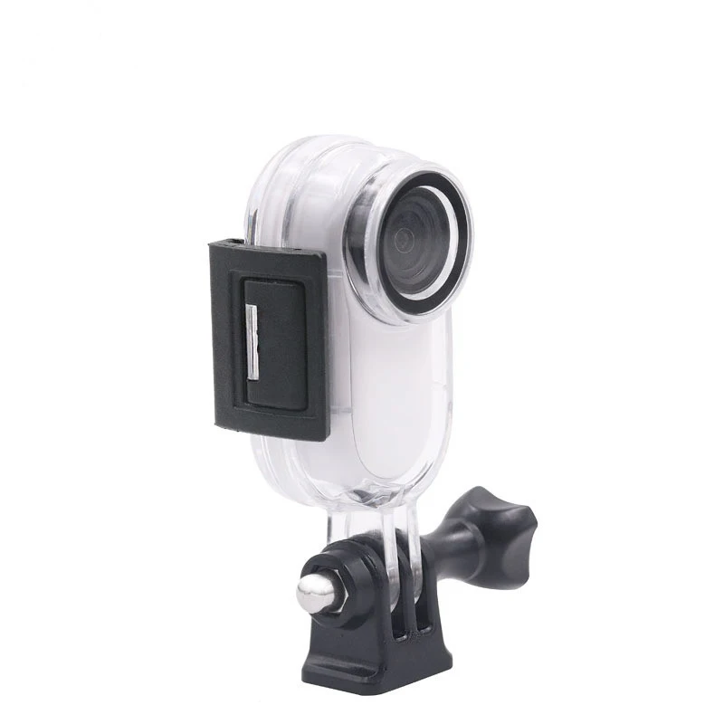 Custodia impermeabile 30M cornice di protezione Shell subacquea galleggiante immersione Selfie Stick Set per Insta360 Go 2 accessorio per fotocamera sportiva