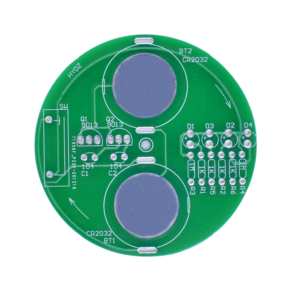 Diy elektronische kit LED gyro DIY schweißen kit Dreh laterne Inline komponenten diy elektronische sodering projekt (keine batterie)