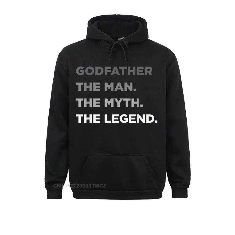 

Толстовка мужская оверсайз с длинным рукавом и надписью «The Myth The Legend»