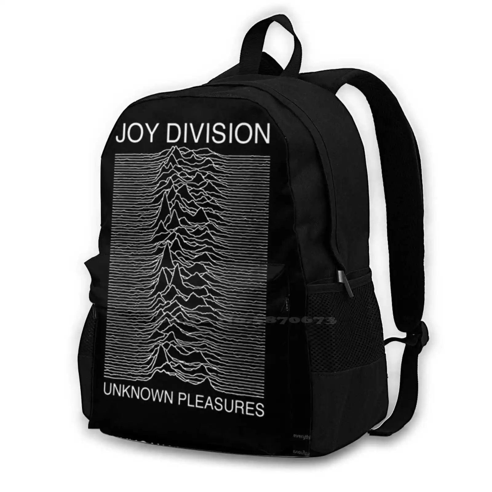 Joy Division-Unknown Pleasures ( With Words ) Backpacks For School Teenagers Girls Travel Bags Joy Division Unknown Pleasures