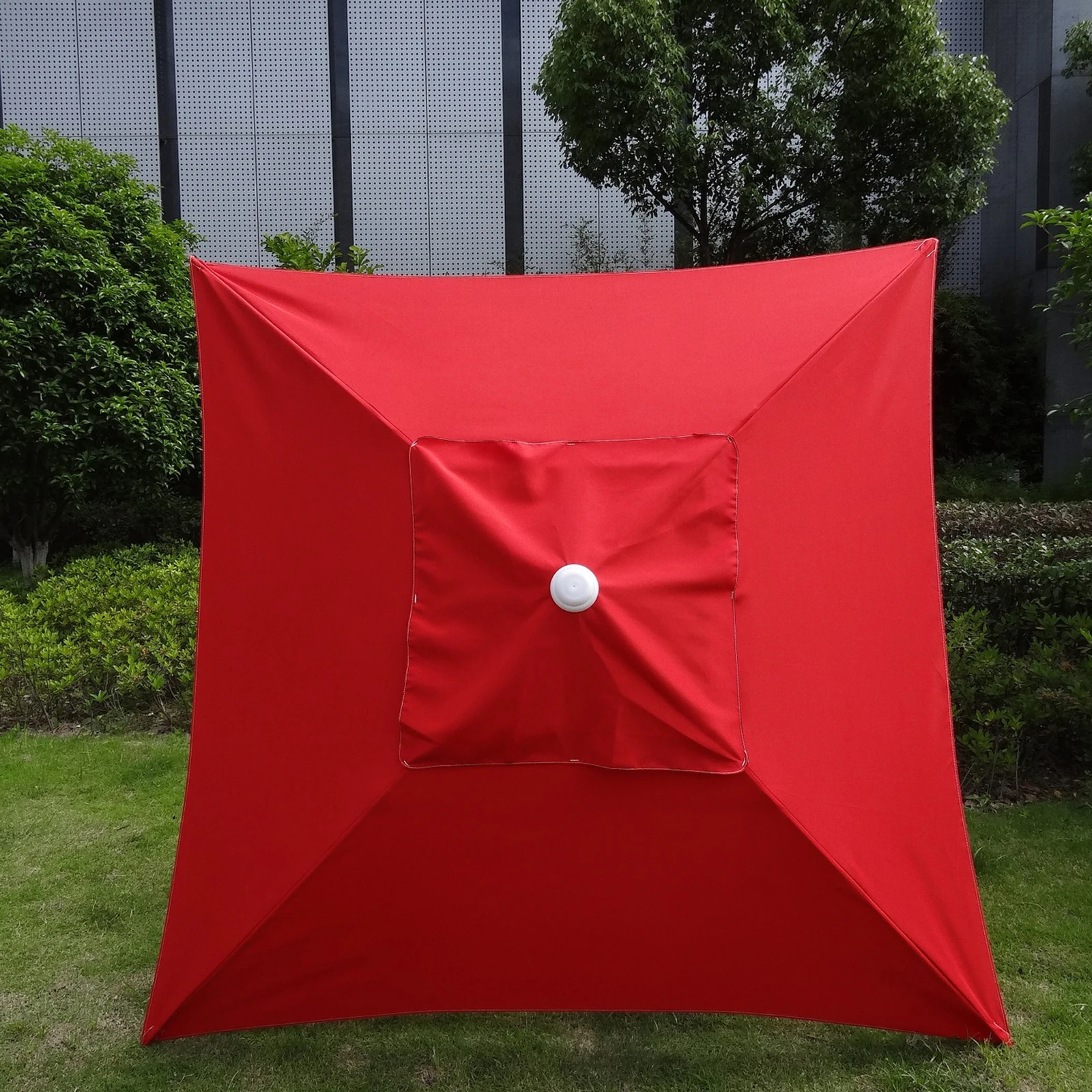 Umbrella Replacement Canopy Patio 2x2m Square 4 Bone Keep Cool Anti-UV Garden Home Accessories Tent Without Frame