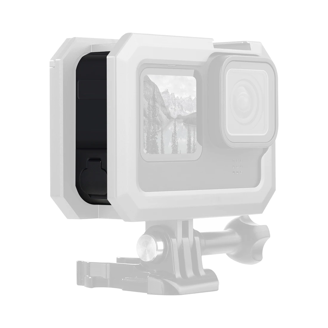 Neue Batterieabdeckung, abnehmbarer Ladeanschluss, Adaptertür für GoPro Hero 13 12 11, Schwarz, Mini 10, 9, Seitengehäuse, Action-Kameraschutz – Detail 18
