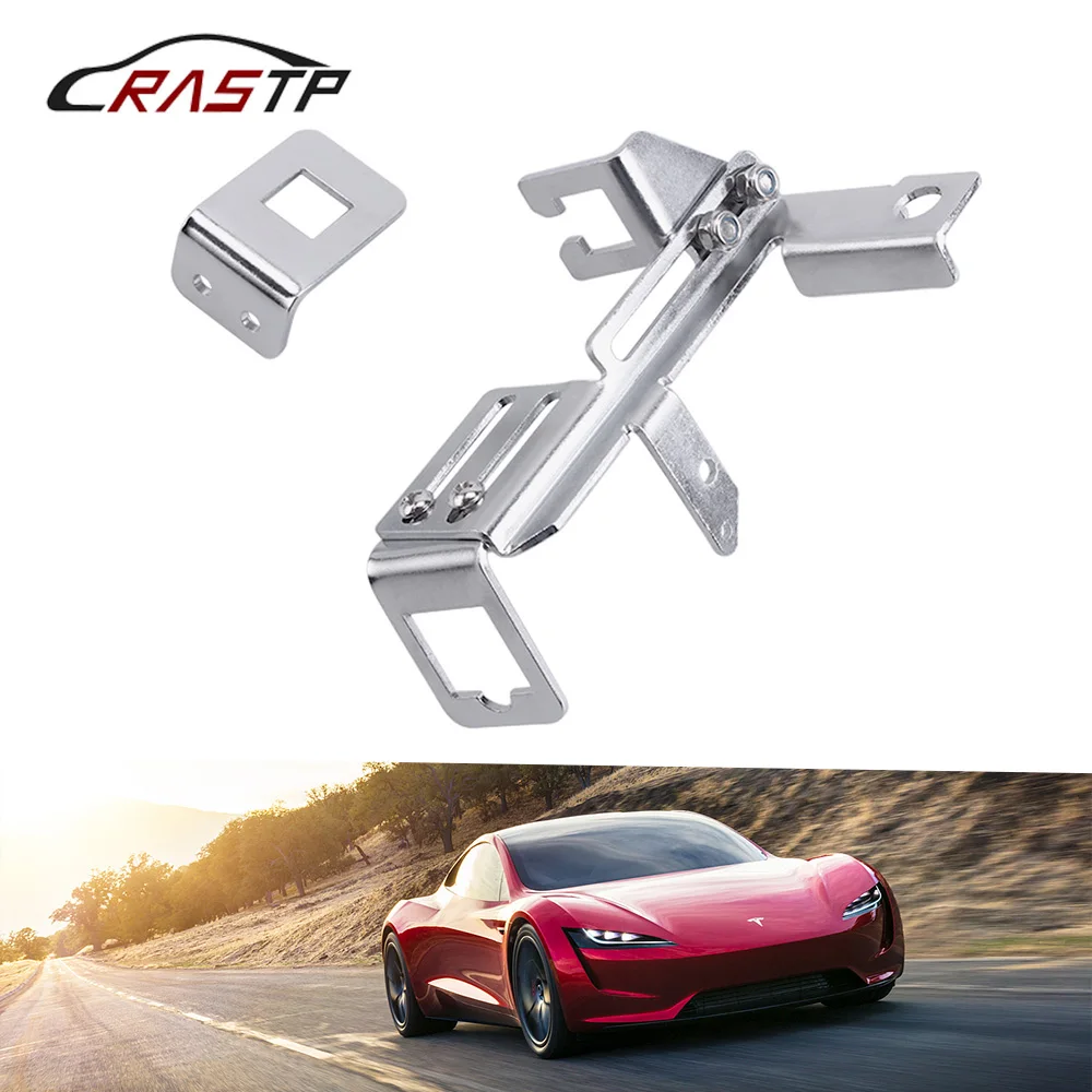 

Car Racing Chrome Throttle Cable Kickdown Bracket Replacement For Chevy SBC BBC Holley Kick Down Car Accessories RS-HR015