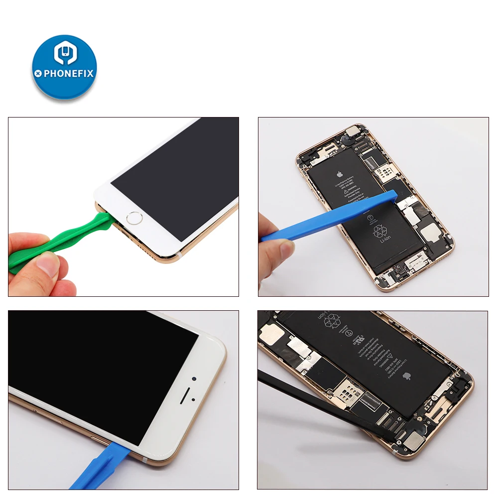 Kit de herramientas de reparación de teléfonos móviles 19 en 1 para iPhone, Kit de reparación de pantalla LCD, Spudger, herramienta de apertura de palanca, cuchilla Spudger, ventosa