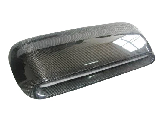 Car-styling For 2002-2005 Impreza 8th GDB Carbon Fiber Hood Scoop Glossy Finish Bonnet Vent Fibre Air Intake Duct Tuning Trim