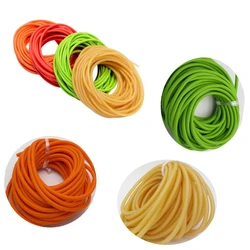 5m  Shooting Natural Latex Slingshot Rubber Tube Bow Rubber Band Catapult Elastic Part Tool New 1745 New Hot