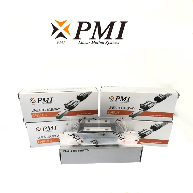 2 Stück Taiwan PMI MSA15S MSA20S MSA25S MSA30S -N Linearführungsschlittenblock MSA15SSSFCN für CO2-Lasermaschine CNC-Fräse – Detail 3