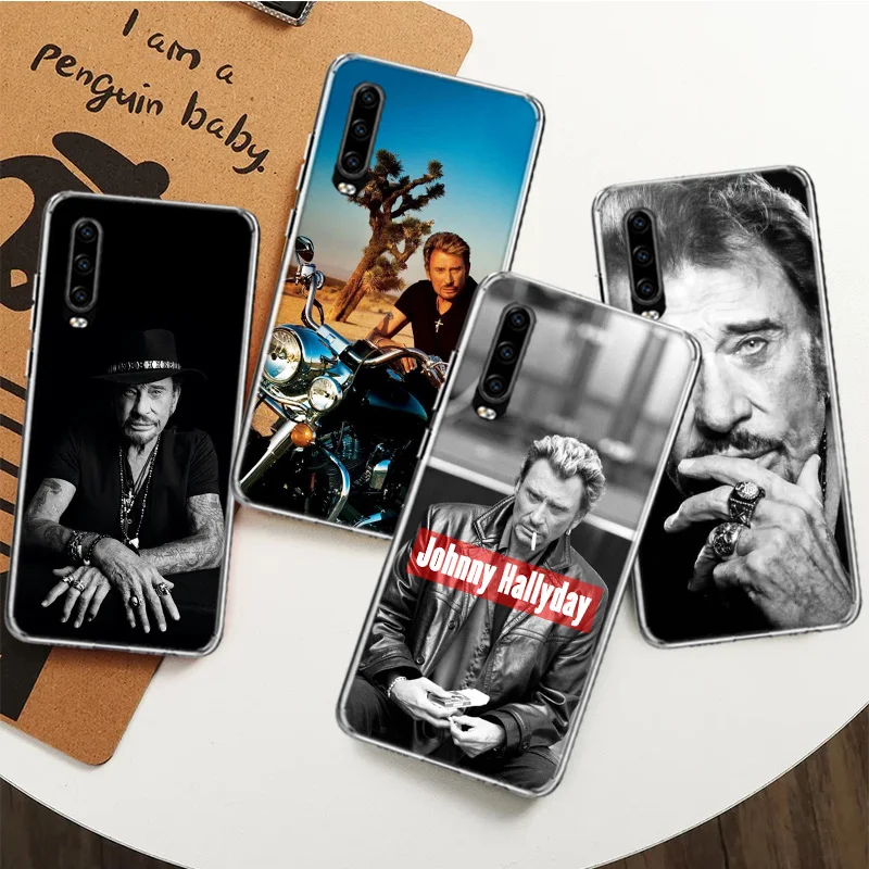 Johnny Hallyday Music Silicon Call Phone Case For Huawei P30 P20 P40 P50 P10 Mate 20 30 40 10 Lite Pro Casing Customized Cover