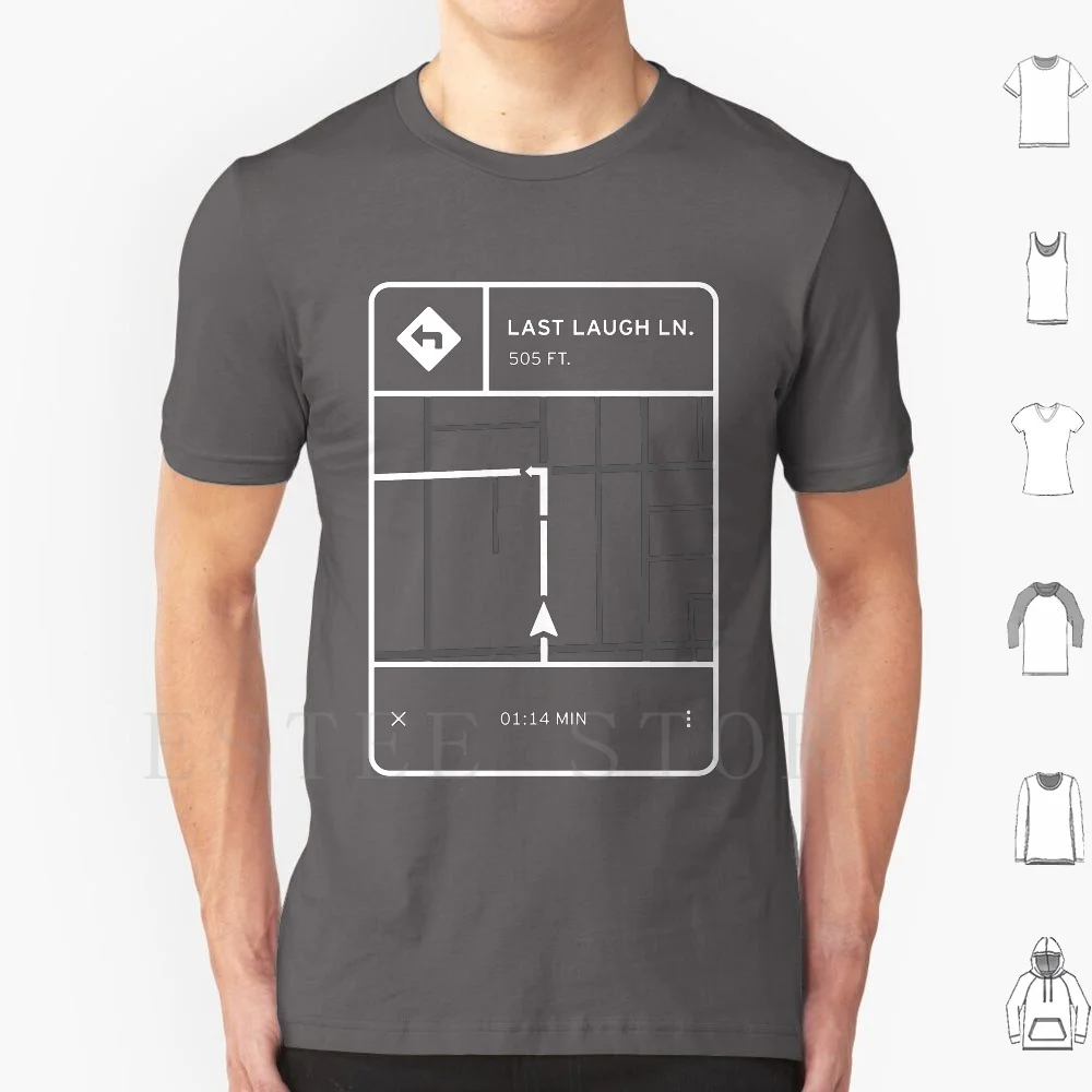 Fluorescent Adolescent-Last Laugh Lane Directions T Shirt Cotton Men DIY Print Arctic Monkeys Gps Fluorescent Adolescent