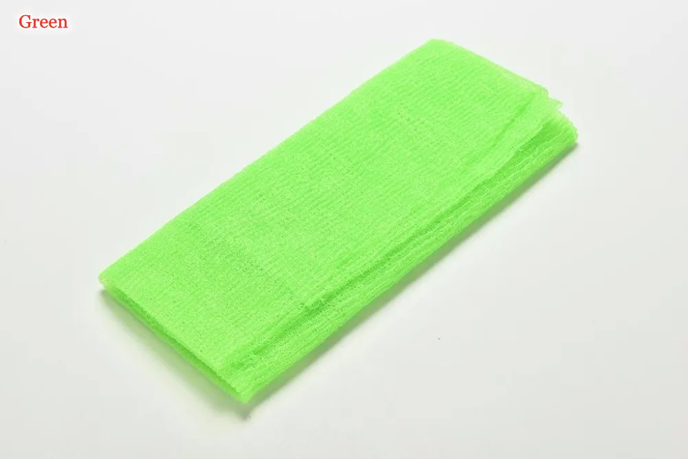 1PCS Nylon Japanese Exfoliating Beauty Skin Bath Shower Wash Cloth Towel Back Scrub 3 Colors Towel Sponges & Scrubbers