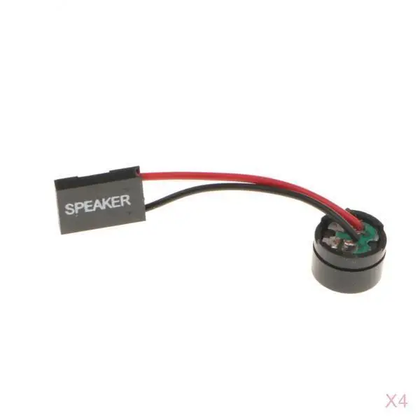 4pcs Desktop Computer Motherboard CPU Internal Speaker Buzzer Beeper