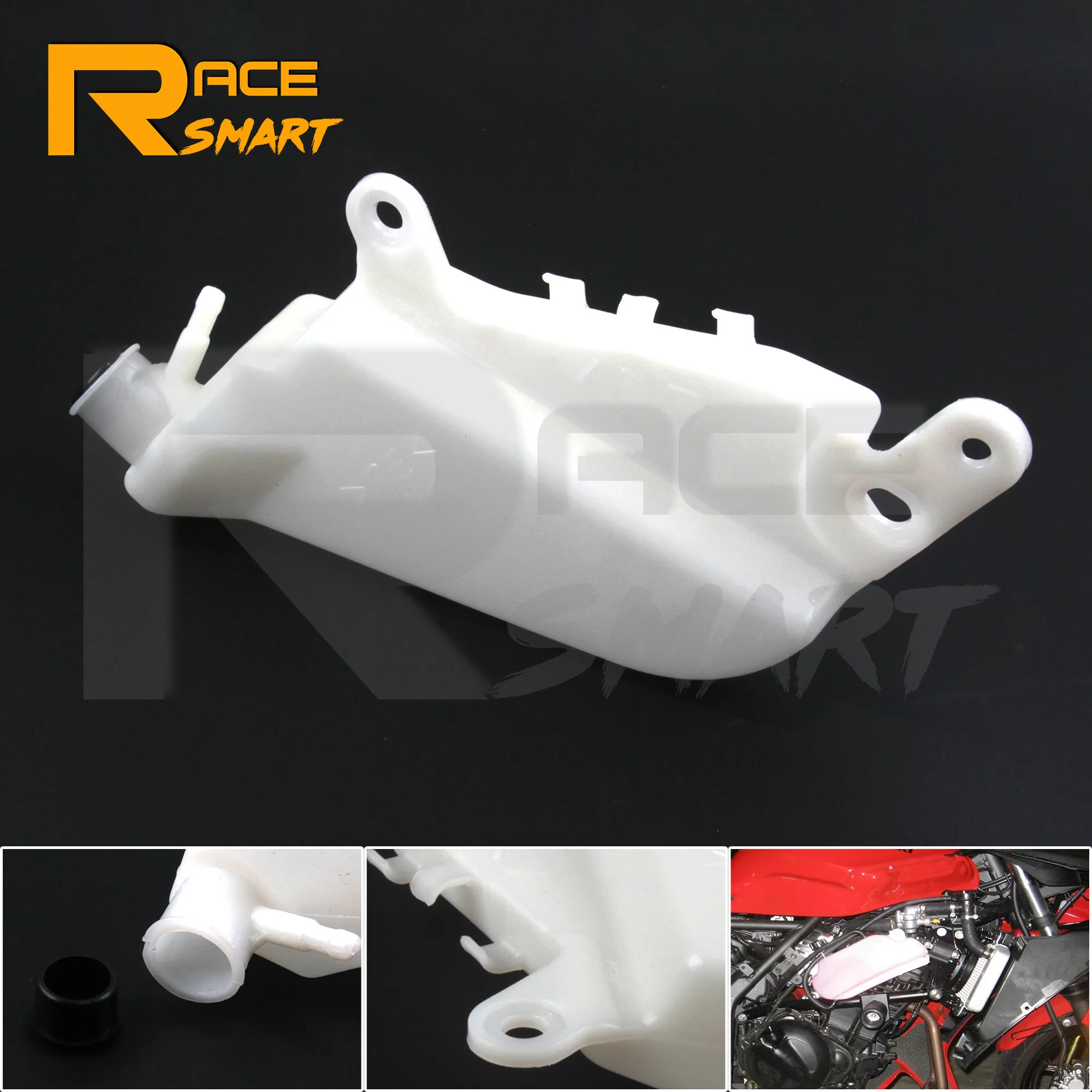 Motorcycle Overflow Radiator Water Bottle Coolant Reservoir Tank For YAMAHA YZF-R1 2002-2003 YZF R1 YZFR 1 YZFR1 Replacement Set