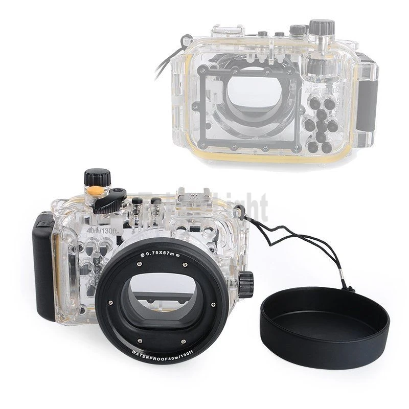 Waterproof Underwater Housing Camera Case for Canon Powershot S95 Lens WP-DC38