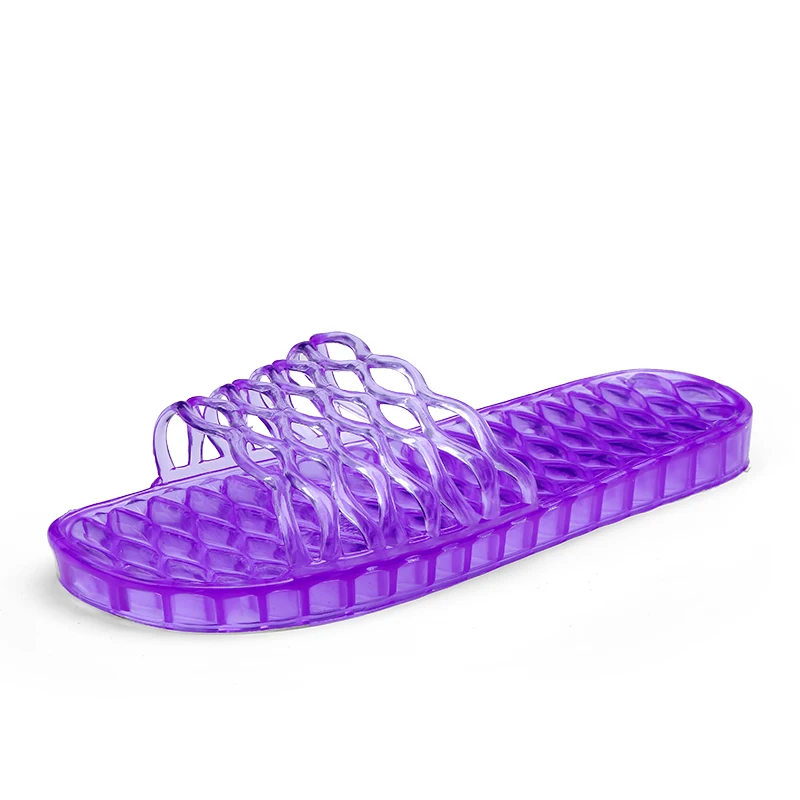 Jelly Slippers Women Summer Sandals Candy Colors Transparent Casual Sandals Female Flat Beach Slides Slip On Shoes Zapatos Mujer