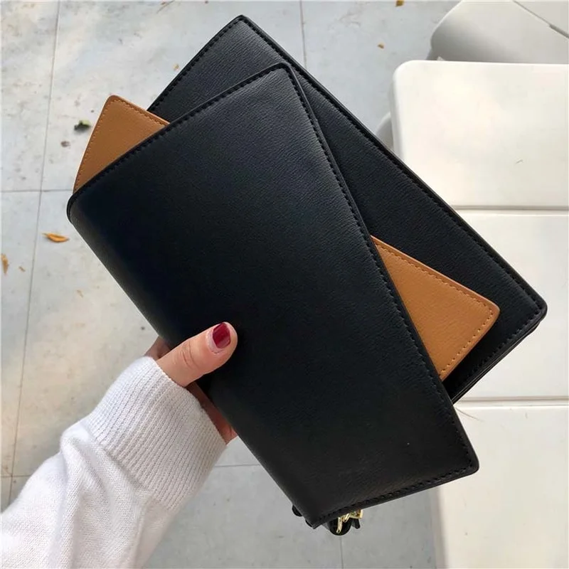 Panelled Irregular Shoulder Bags Women Vintage Envelope Cross-body Bag Stylish PU Underarm Designs Handbags Students Top-handle