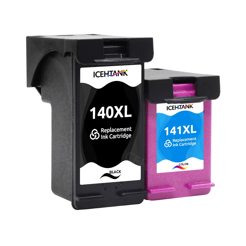 Icehtank Compatible 140 141 ink Cartridge For HP 140xl 140 141 141xl Photosmart C4583 C4283 C4483 hp c5283 D5363 D4263 Printer