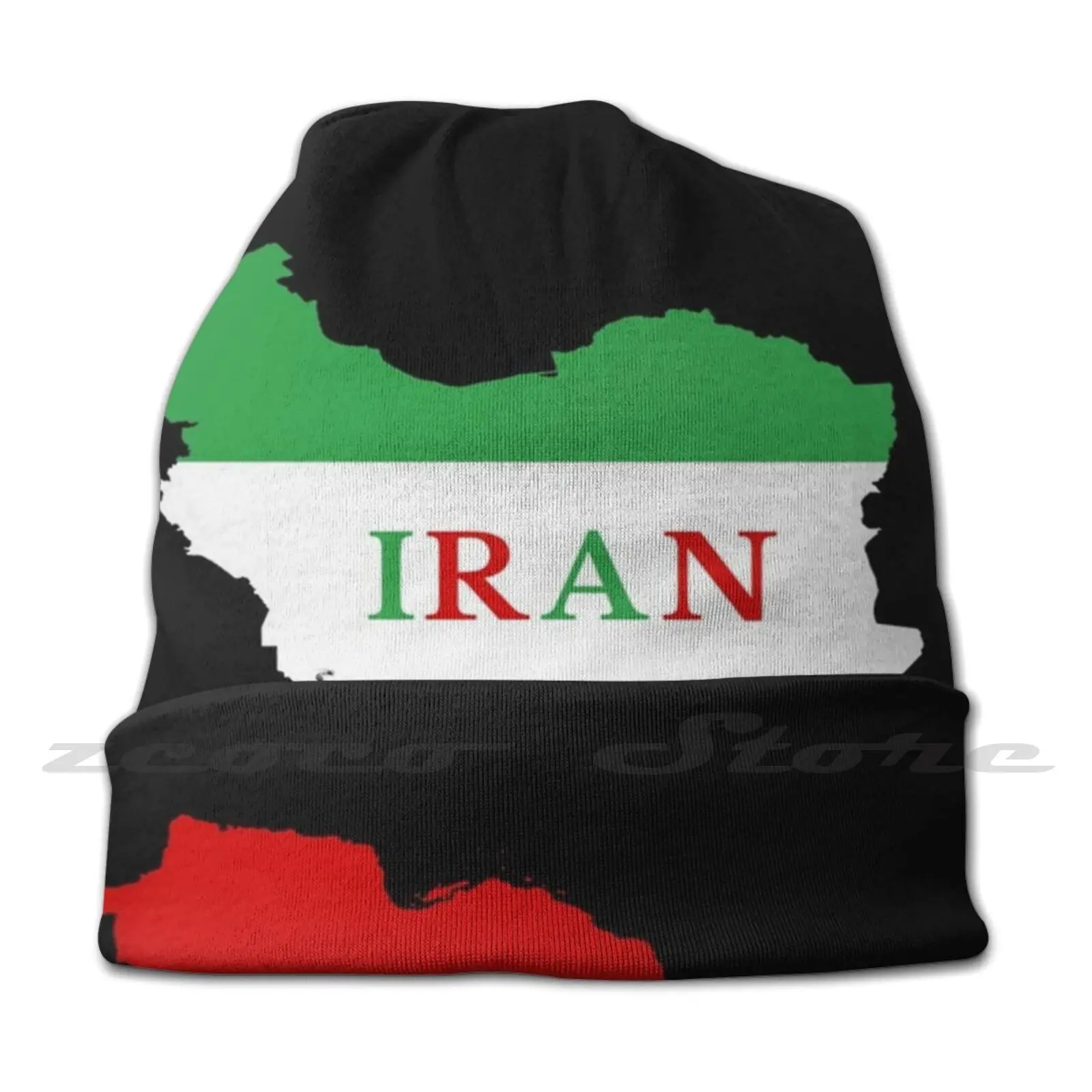 Iran Flag Map Diy Pullover Cap Knit Hat Plus Size Keep Warm Elastic Soft Iran Iran Love Iranian Heart Iranian Flag Iranian Love