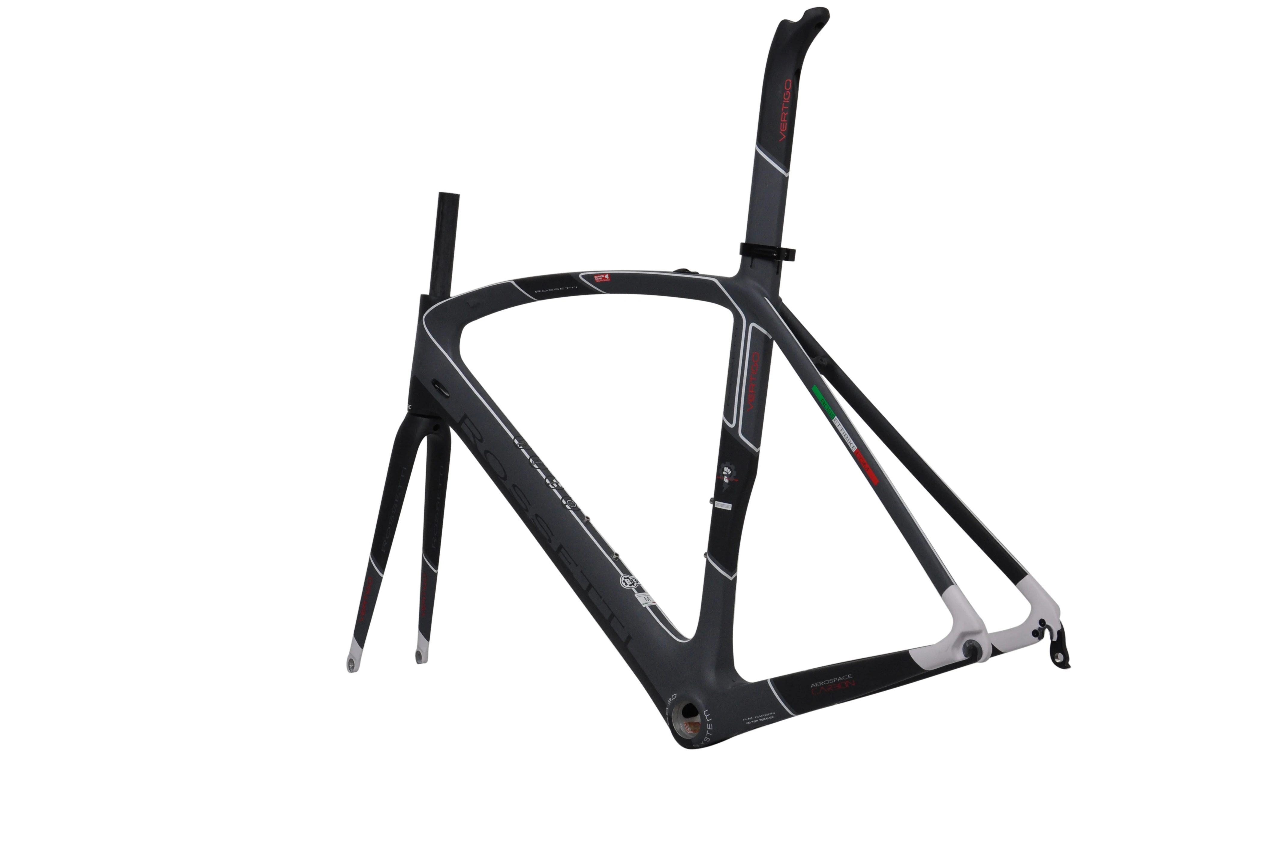 

54cm Carbon Road Bike Frame Fork Seatpost 700C Bicycle BB30 MATT