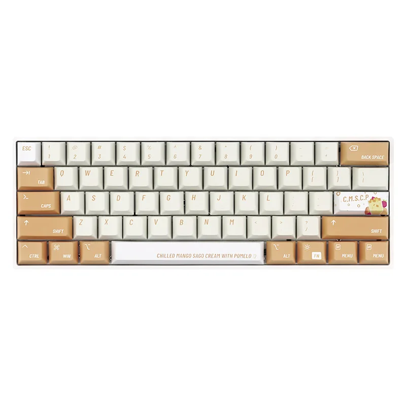 Poplar twig nectar Keycaps Dye Sub Keycap Set For Cherry MX Switches Mechanical Keyboard gh60 xd64 xd84 xd96 87 104