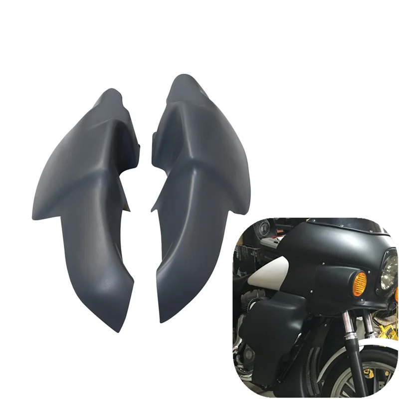 Motorcycle Lower Leg Fairings For Harley Dyna Fat Bob Street Bob Low Rider Super Wide Glide FXDL FXDF FXDSE Unpainted