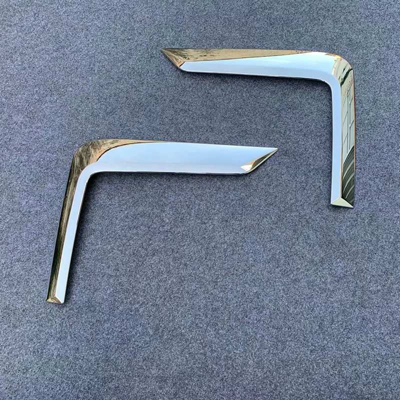 Car Exterior Stickers For Toyota Raize 2020 Decoration Front Fog Lamp Lights Cover Trim Auto Frame Styling Accessories ABS 2pcs