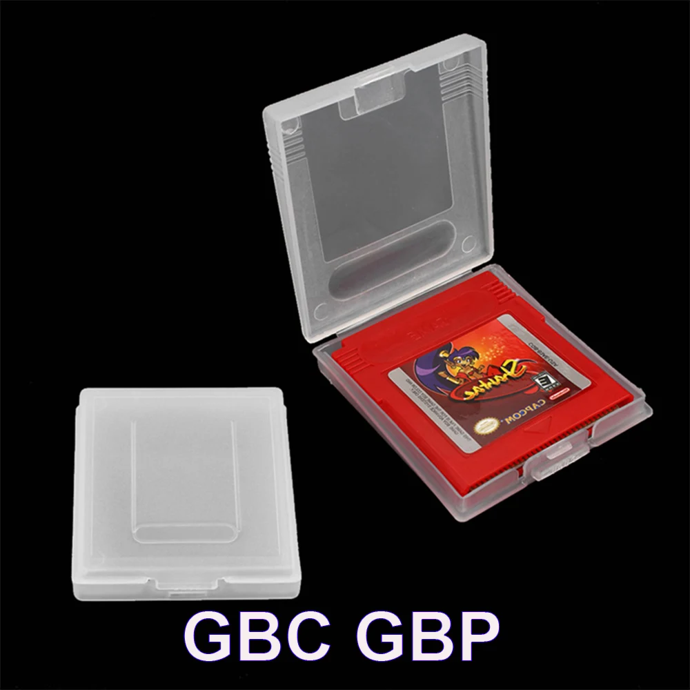 

10 шт., прозрачный пластиковый защитный чехол для Nintendo GameBoy GBC GBP