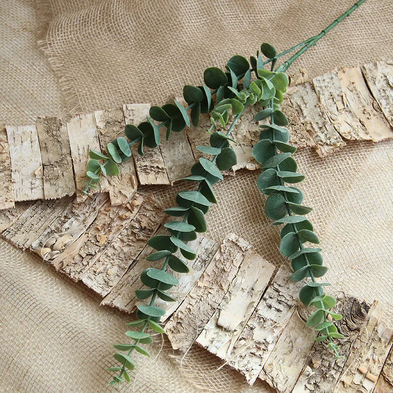 

Artificial Plants Leaves of Eucalyptus Leaves, Fake Plants for Home, Shop, Garden, Party Decoration, Wedding Flower Row Leaf