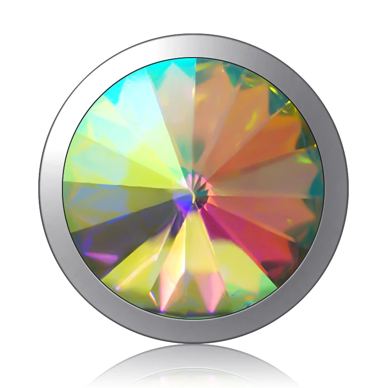 KZ3507 New Round rhinestone crystal simple 18MM snap buttons fit DIY 18MM snap bracelet snap jewelry Christmas Gift