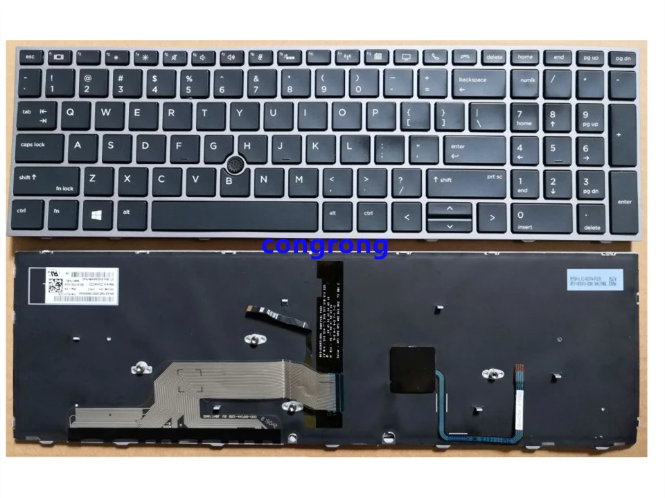 

US Backlit Laptop Keyboard for HP ZBOOK 15 G5 G6 17 G5 Mobile Workstati English backlight