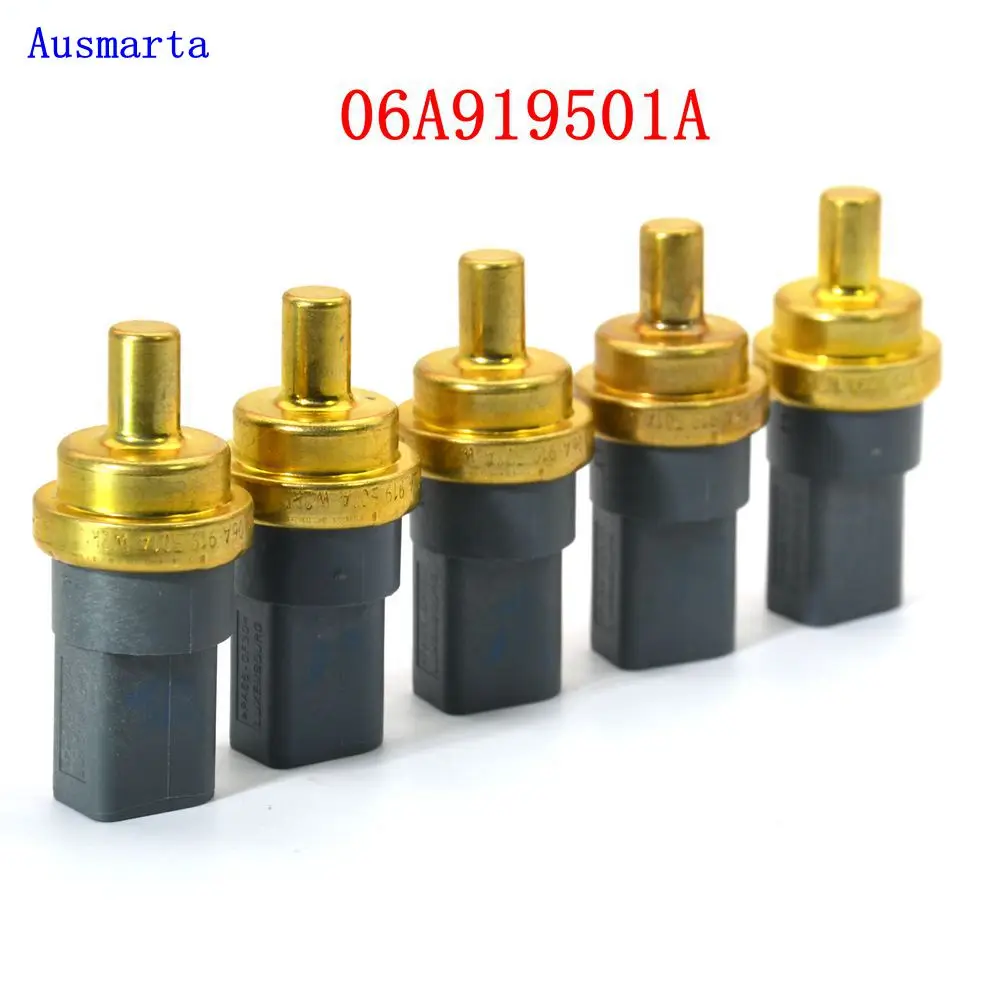 

5 x Engine Coolant Temperature Sensor For TT A3 Passat Golf Bora 06A919501A 06A 919 501 A