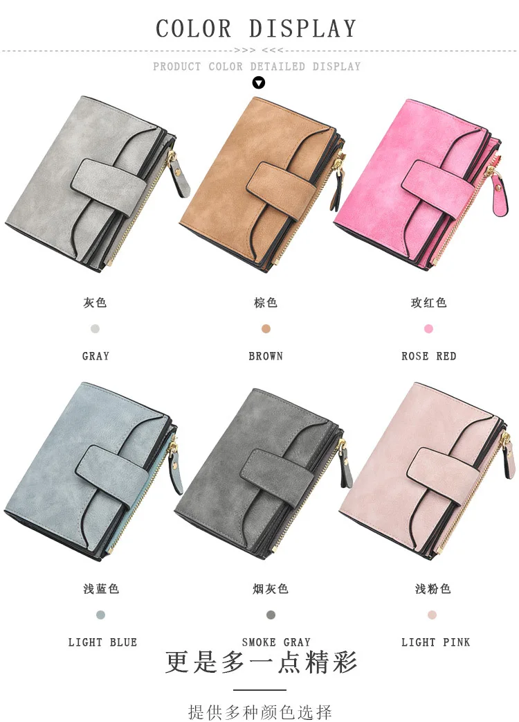 Personalisierte Damen-Geldbörse aus Leder mit Namen, Geburtsblumen-Design, Schlüsselverschluss, schmalem Münzfach und Kartenhaltern – Detail 9