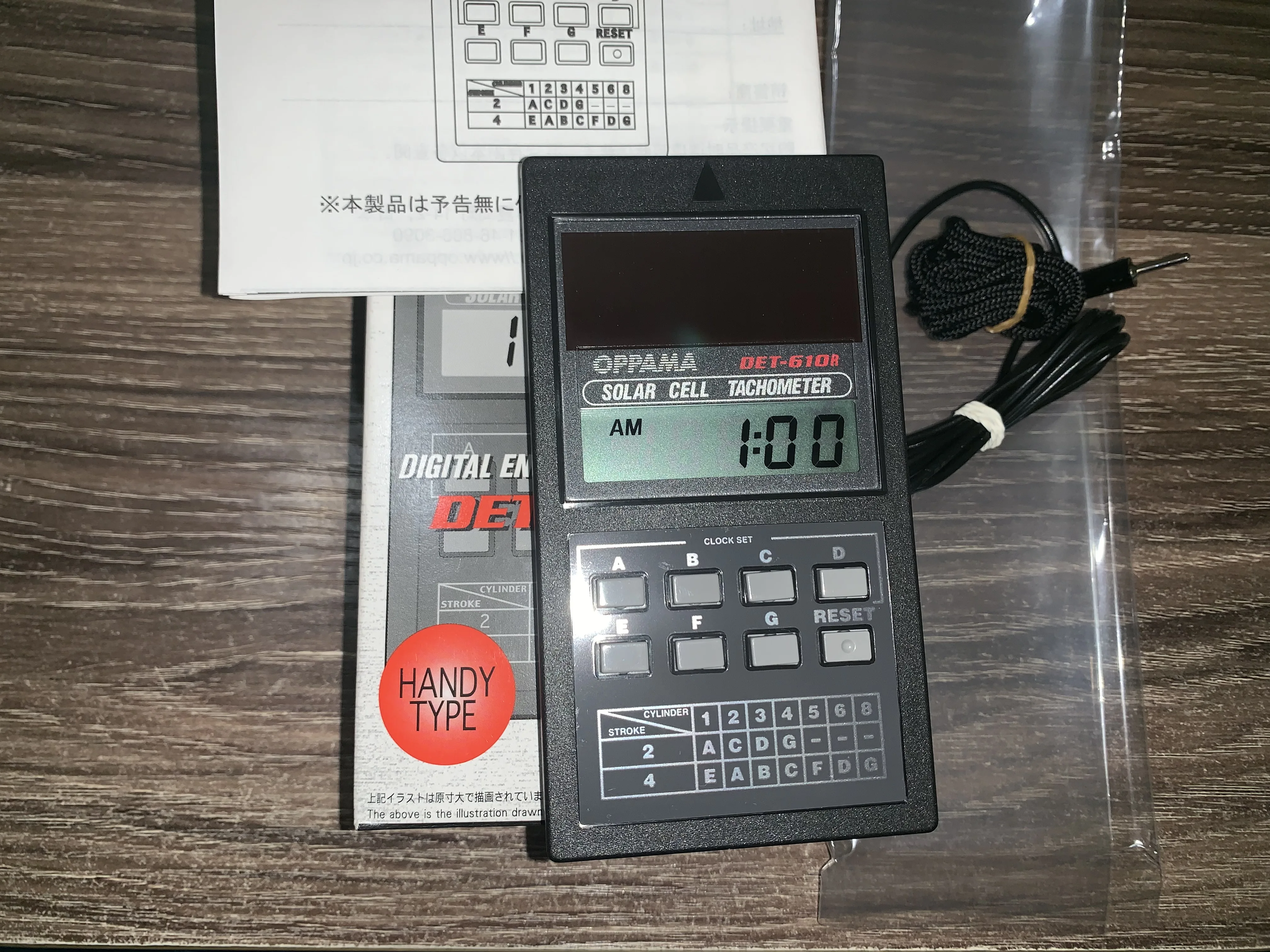 Nuevos contadores de motor OPPAMA originales DET-610R, hechos en Japón