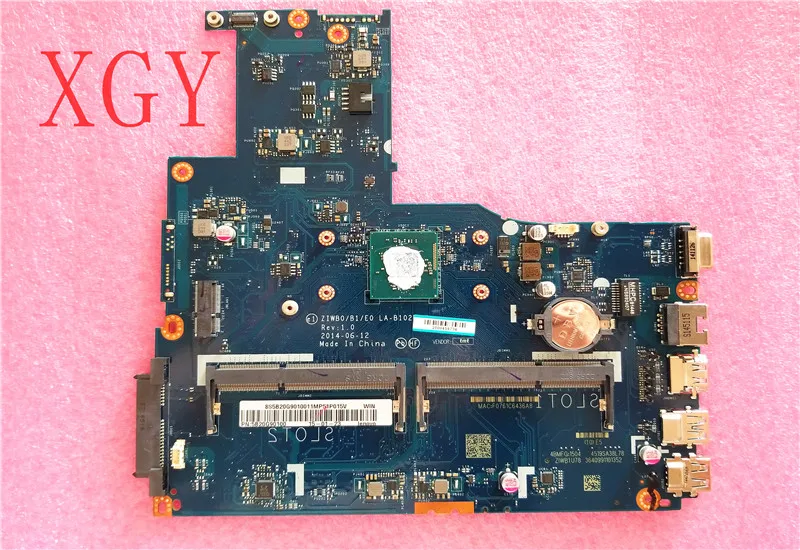 

Original ZIWB0/B1/E0 LA-B102P Laptop Motherboard FOR Lenovo B50-30 SR1W4 CPU 100% Test Ok