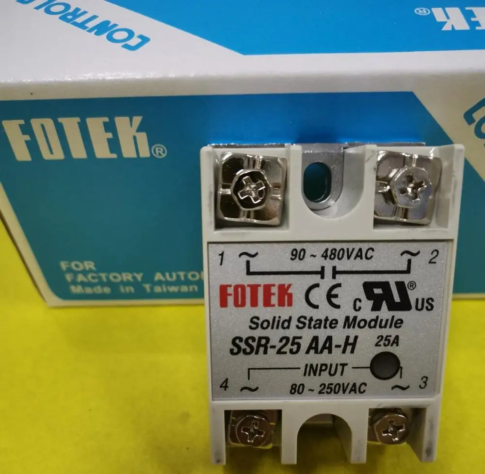 

SSR-25AA-H New original Taiwan FOTEK SCR module economical solid state relay