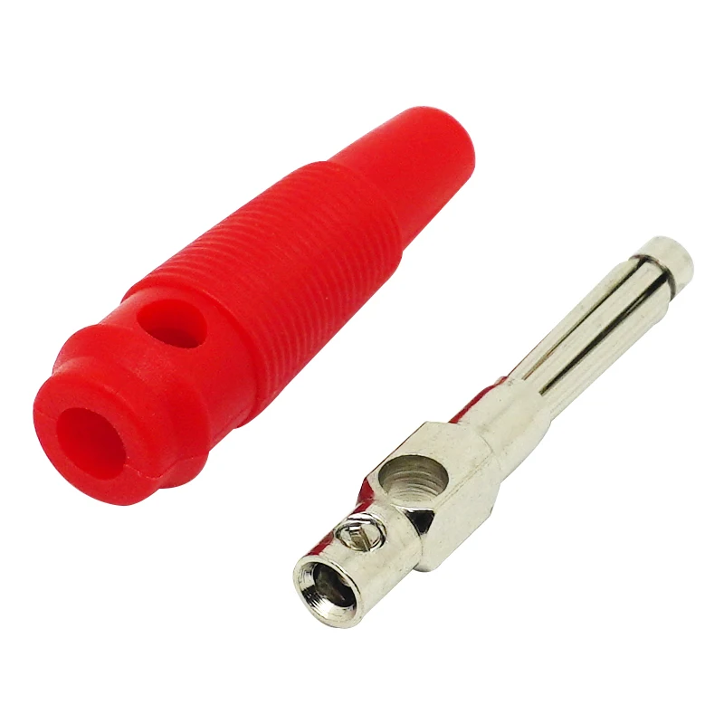 5 زوج/10 قطعة 4 مللي متر 32A لحام الجانب تكويم الموز التوصيل عالية الحالي معزول يكتنفها موصل لحام #2